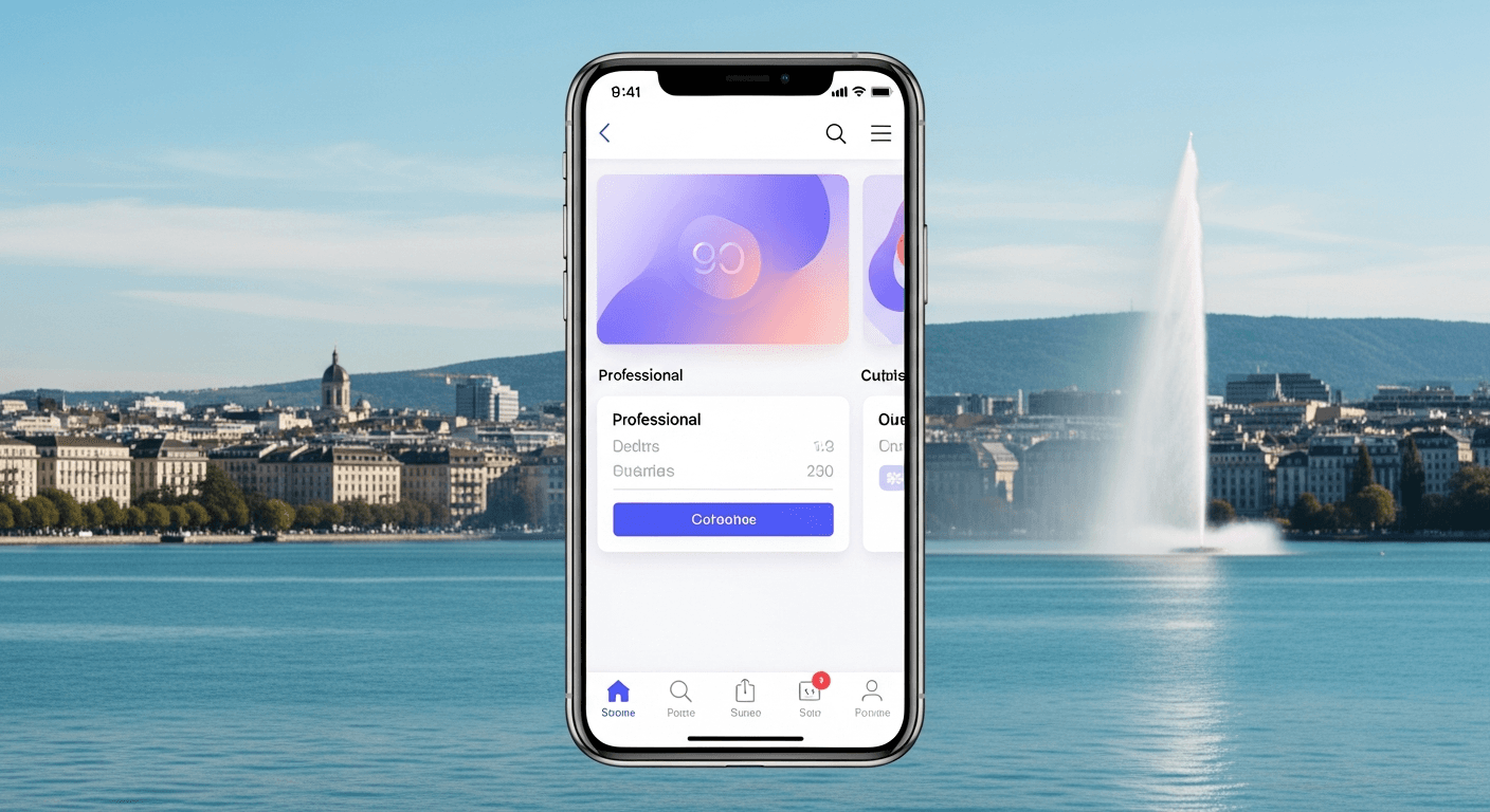 Développement application mobile Genève : au-delà du site