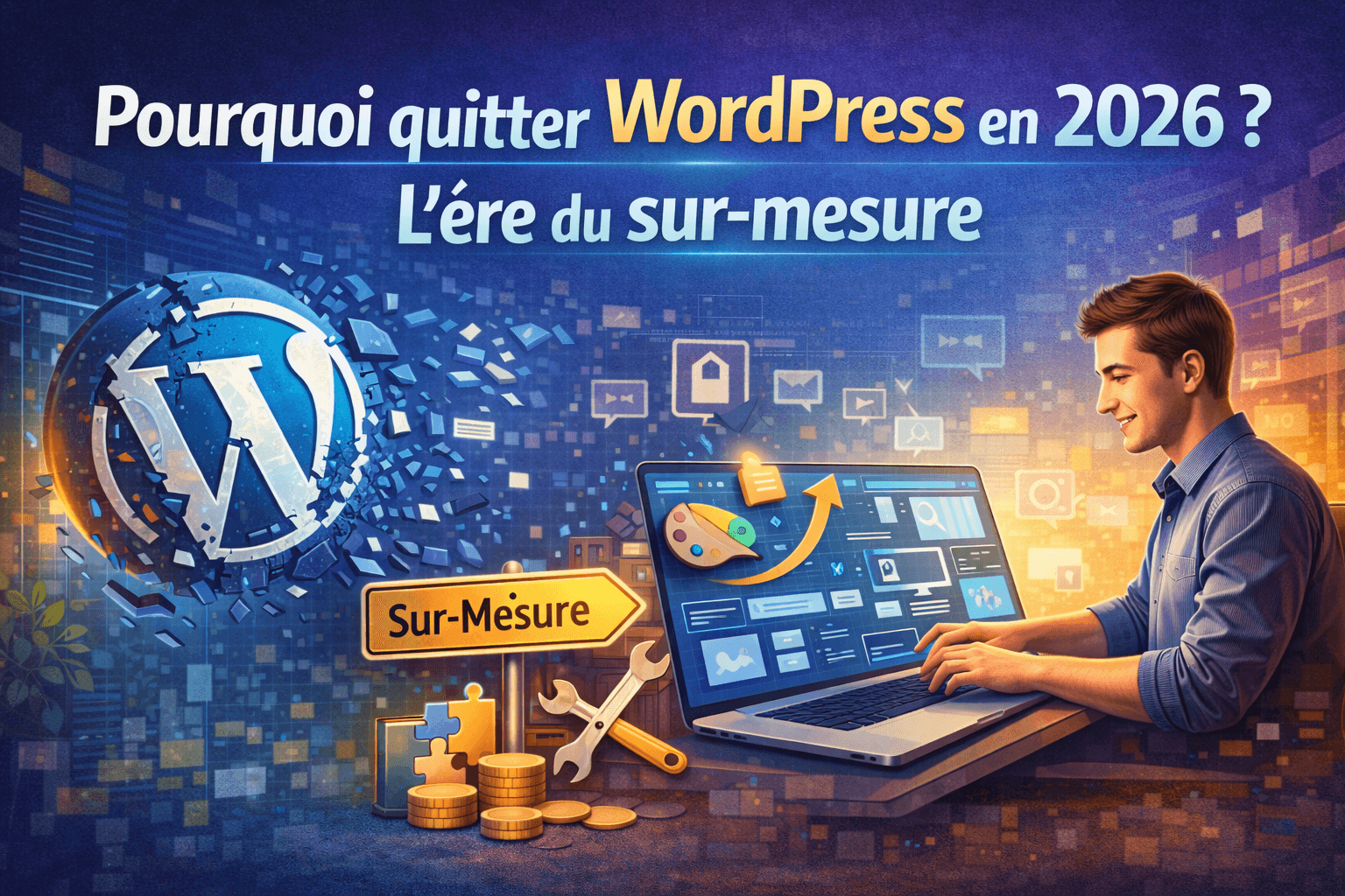 Pourquoi quitter WordPress en 2026 ? L'ère du sur-mesure