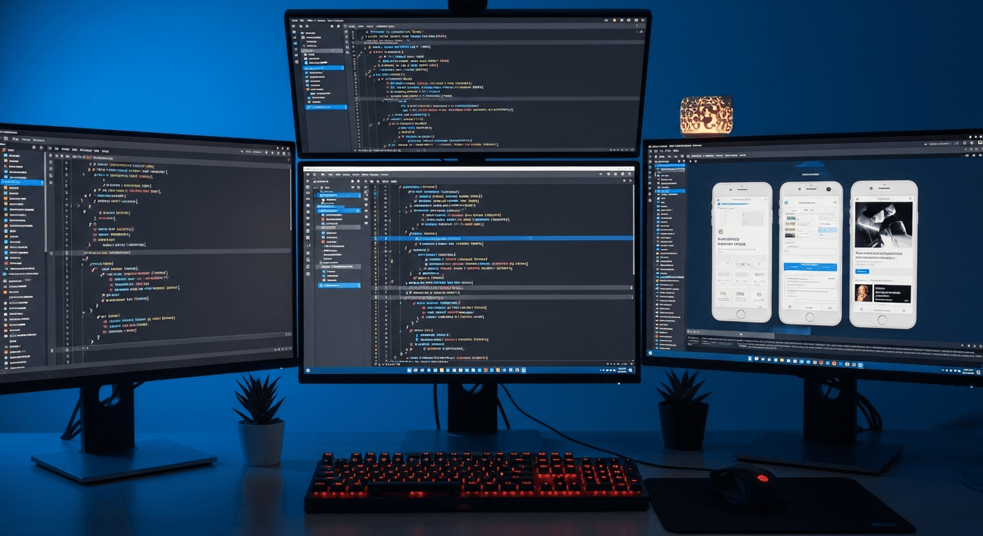Développement mobile Lyon : Guide React Native et Flutter