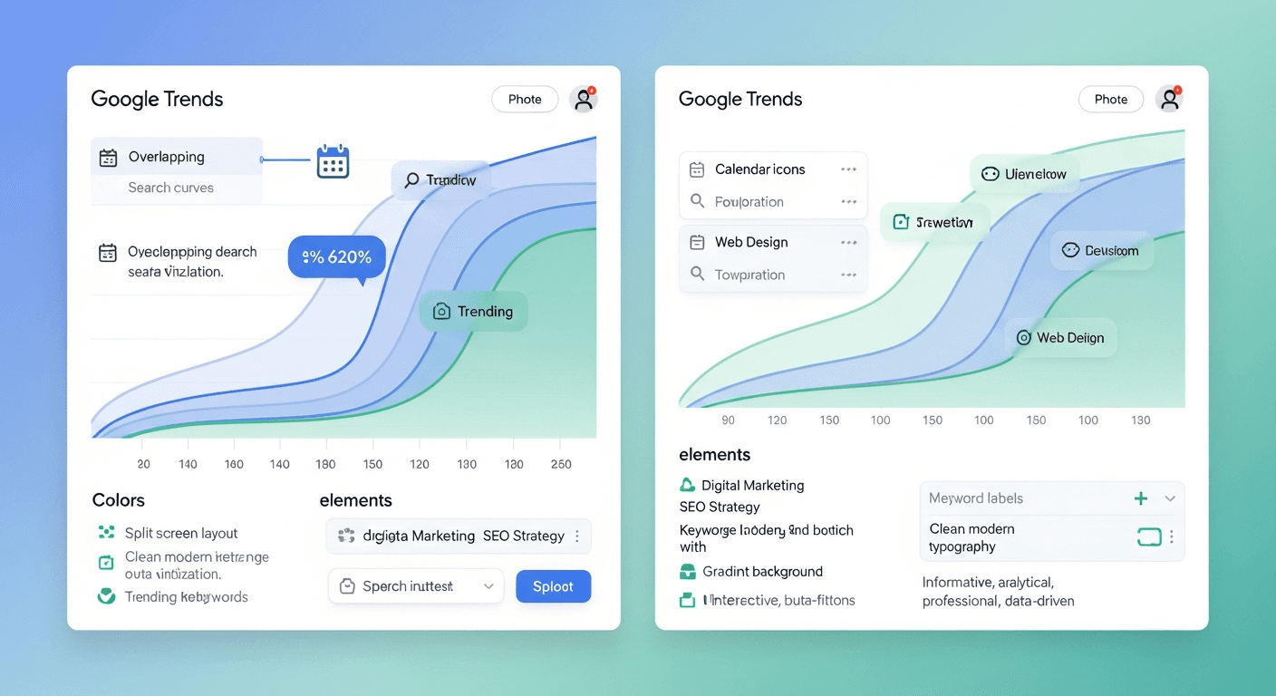 Comparé l'évolution d'une recherche avec Google Trends