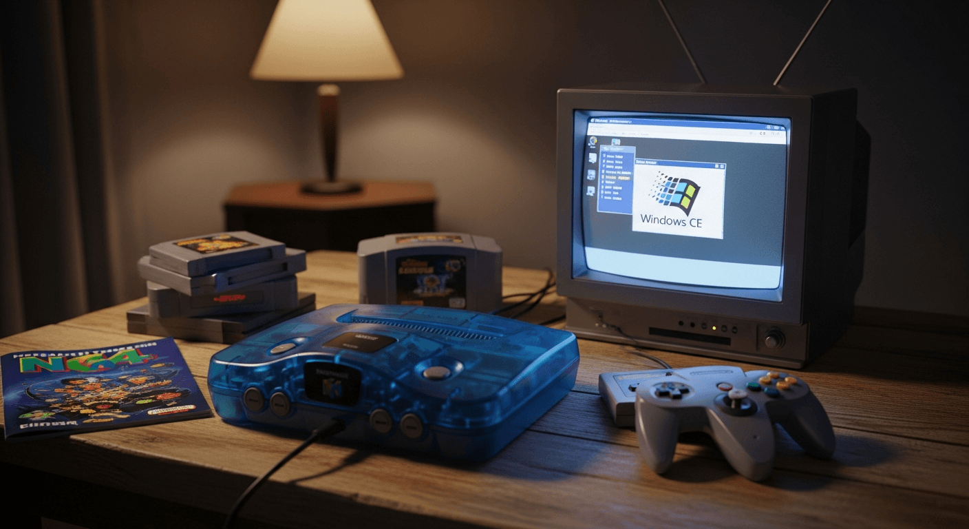 Windows CE sur Nintendo 64 : Le hack insolite qui déconcerte